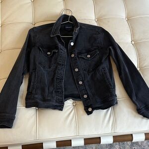 J. Crew Black Denim Jacket